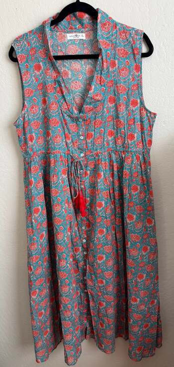 Natural Life Dresses & Skirts - NATURAL LIFE floral long dress sizeXL bohemian paisley empire waist